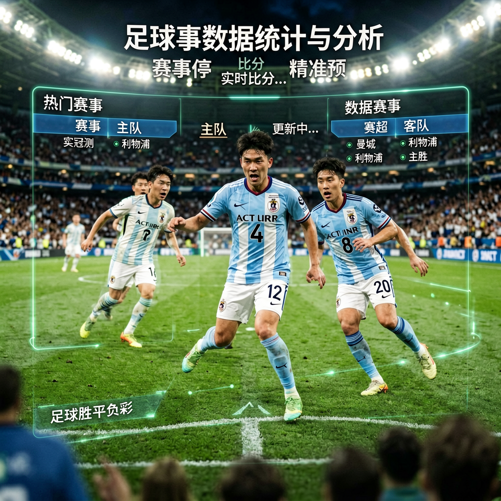 足球赛事数据统计与分析图表